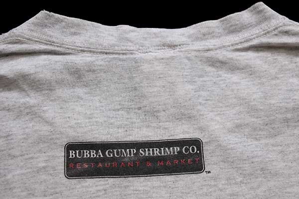 00s BUBBA GUMP Daytona Beach ババガンプ ロゴ Tシャツ 杢ライト