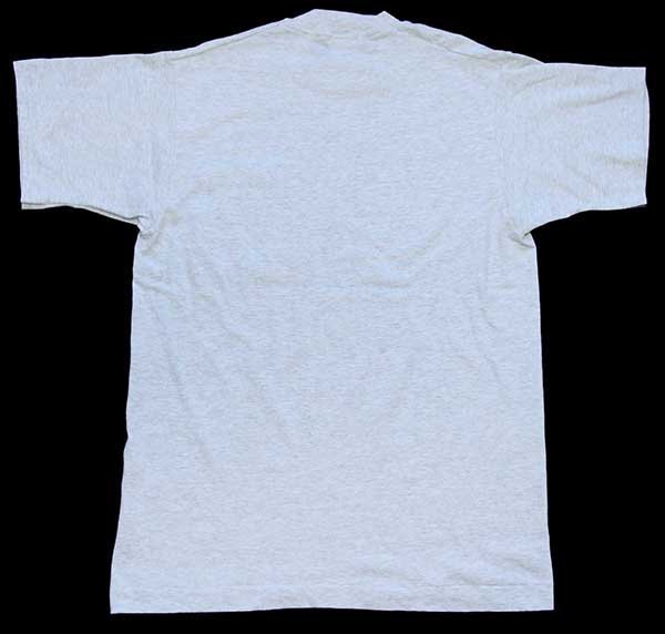 90s USA製 BVD 無地 ポケットTシャツ 杢ライトグレー M