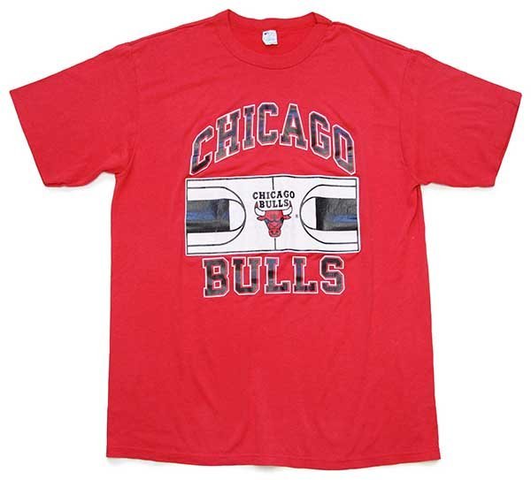 80s USA製 Championチャンピオン NBA CHICAGO BULLS シカゴ ブルズ T