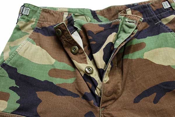 90s 米軍 U.S.ARMY ウッドランドカモ BDU カーゴパンツ S-R☆B