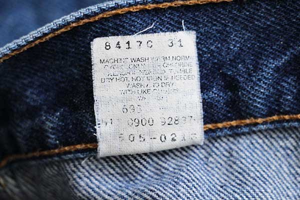 00s USA製 Levi'sリーバイス 505 デニムパンツ w36 L32☆102