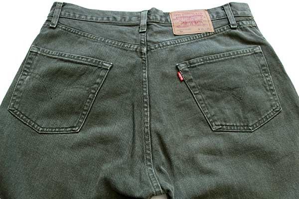 90s フランス製 Levi'sリーバイス 501 カラーデニムパンツ 後染め