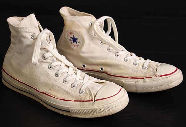 カラーアイボリー60`s前期 converse USA製 チャックテイラー 9H 三つ星