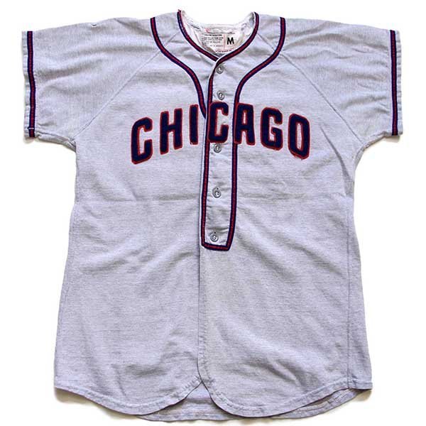 50s Wilsonウィルソン CHICAGO 22 フェルトパッチ付き ベースボール 