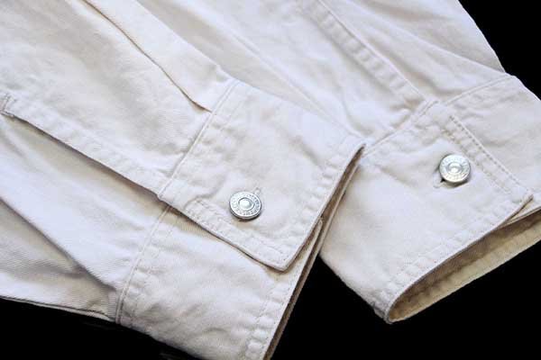 00s Levi'sリーバイス カラーデニムシャツ 生成り - Sixpacjoe