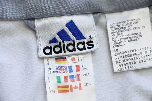 美品✨ 00s ヴィンテージ adidas パフォーマンスロゴ ピステ Lサイズ