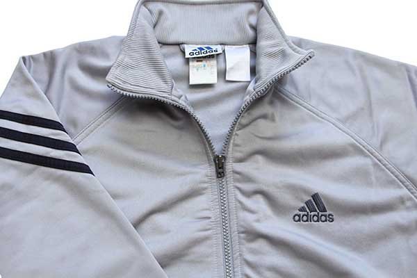 TJ131 adidas トラックジャケット グレイ 灰色 M レアカラー