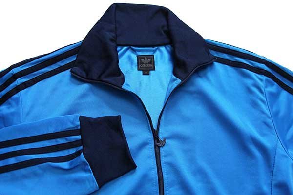 00s adidasアディダス ツートン 切り替え ハイネック トラック ...