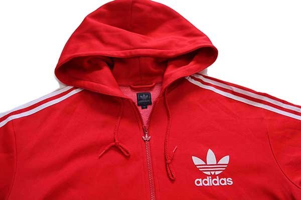 (vintage)00s adidas zip-up Parker