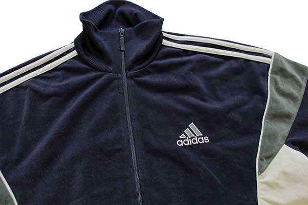 00s adidas アディダス ベロア トラックジャケット ジャージ