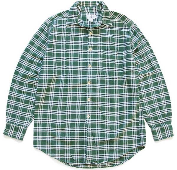 90s J.CREW チェック コットン ライトネルシャツ S - Sixpacjoe