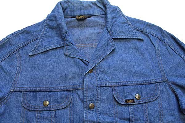 70s USA製 Leeリー デニム シャツジャケット LR - Sixpacjoe Web Shop