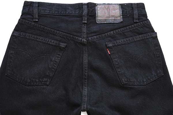 デッドストック☆80s USA製 Levi'sリーバイス 501 ブラック デニム ...