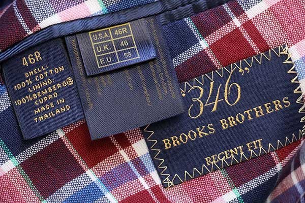 【即発送可能】 BROOKS BROTHERSブルックスブラザーズ 2つ マドラスチェック 346 ジャケット・アウター