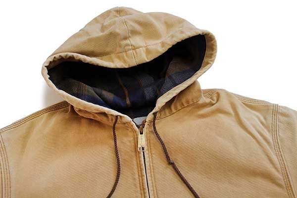 カーハート　アクティブジャケット　アメリカ製　フェード　色落ち　Carhartt