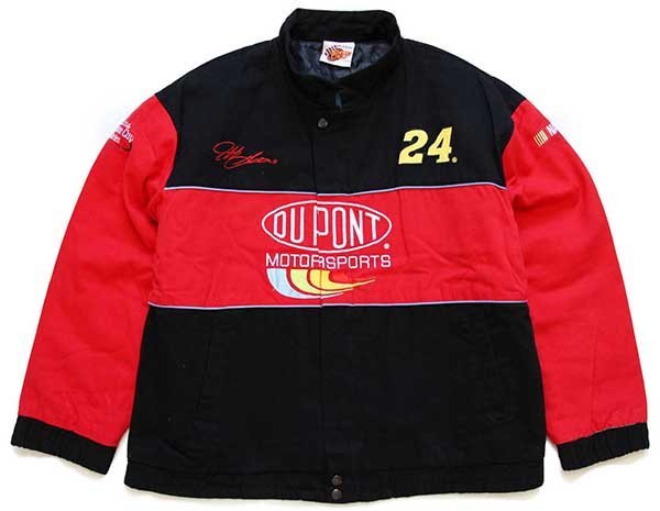 90s NASCAR Jeff Gordon DUPONT MOTORSPORTS刺繍 ツートン 