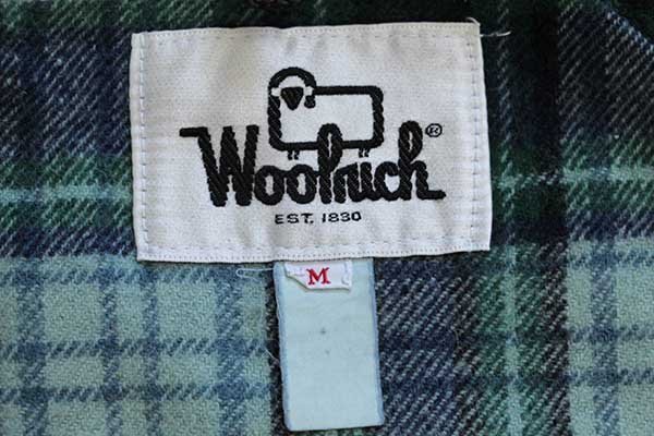 70s Woolrichウールリッチ タータンチェック ウールライナー
