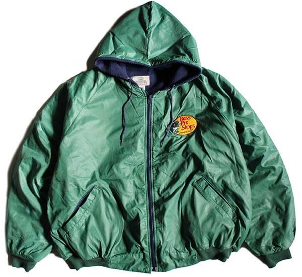 90s USA製 RED HEADレッドヘッド Bass Pro Shopsパッチ付き フリース