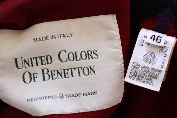 希少　BENETTON　ヴィンテージ　トレーナー　裏毛　サイズ46　奇抜　個性派