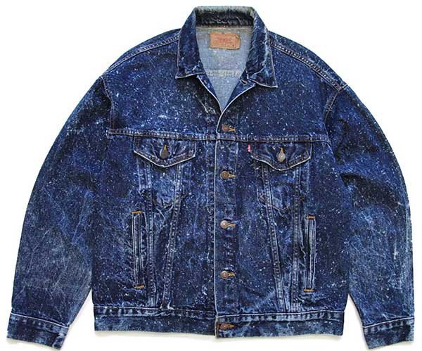 80s USA製 Levi'sリーバイス 70507 ギャラクティックウォッシュ デニム