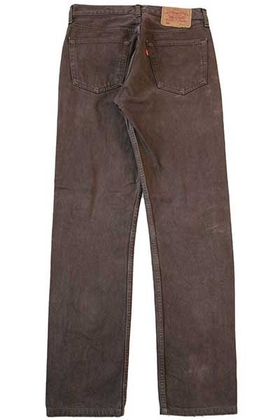 90s フランス製 Levi'sリーバイス 501 カラーデニムパンツ 後染め