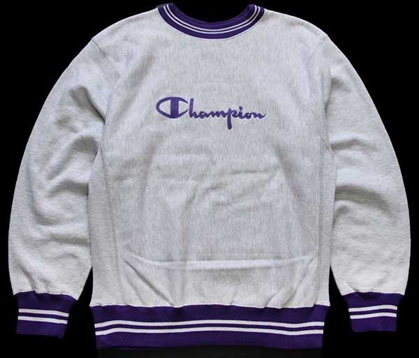 90s USA製 Championチャンピオン スクリプト ビッグロゴ刺繍