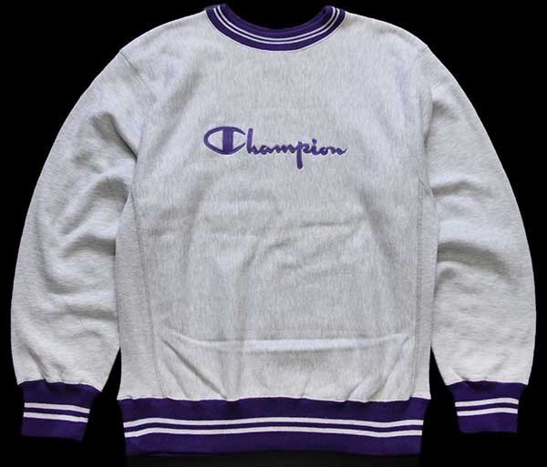 Champion 90s~USA製 リバースウィーブ リブライン スウェット