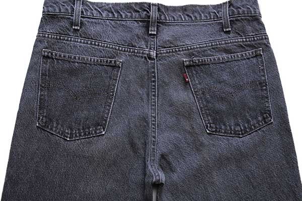 Levi's リーバイス 517 ブーツカット ブラック パンツ  W34