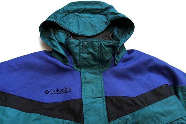 【台湾製】90s Columbia コロンビア/マルチカラー マウンテンパーカー