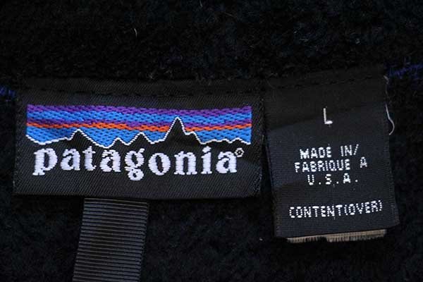 パタゴニア、レアロゴ刺繍ポーラーティック、フリースベストR２　Lサイズ