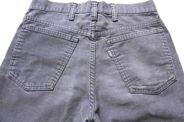 80s Levi'sリーバイス 519 コーデュロイパンツ グレー w31 L34