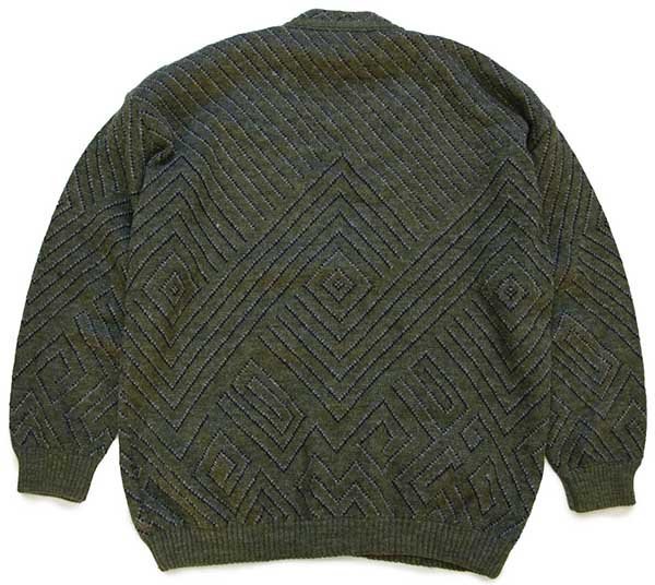 90s美品　Italy製　サイズjpn L相当　ムラ染めフード付きセーター