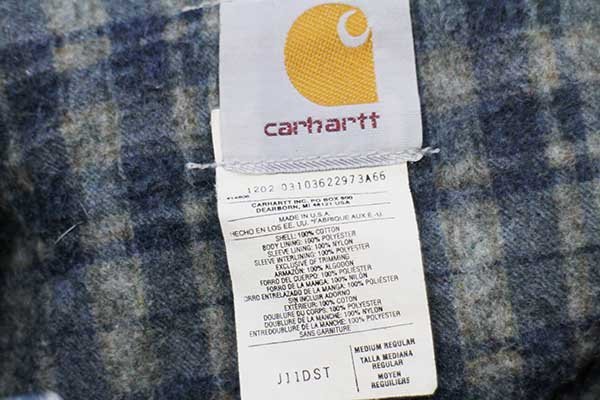 00s USA製 carharttカーハート ブランケットライナー デニム