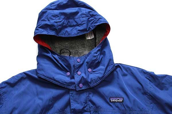 patagoniaパタゴニア フリースライナー ナイロンパーカー 濃青 KIDS