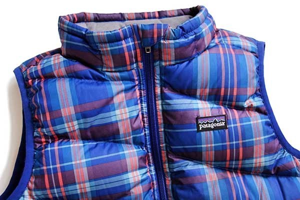 【美品】patagonia ダウンベスト sizeキッズL(12) レディースS