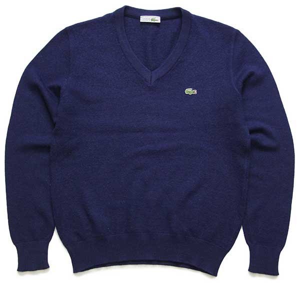 【美品】LACOSTE　ウールセーター3サイズ