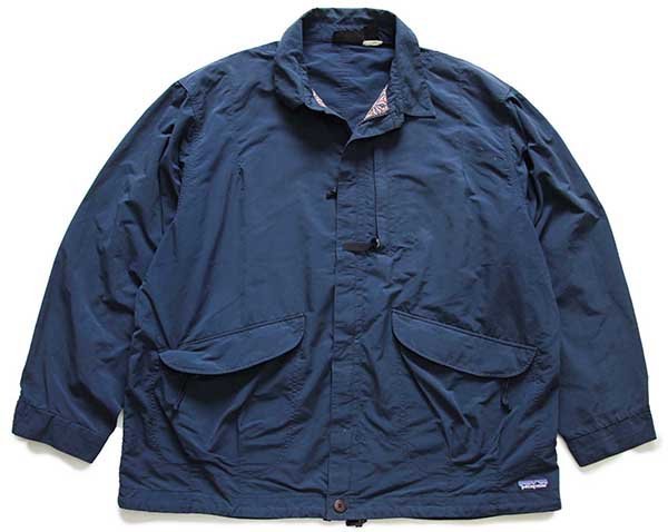 シルバー/レッド 90s patagonia baggies jacket | southbayplanning.com