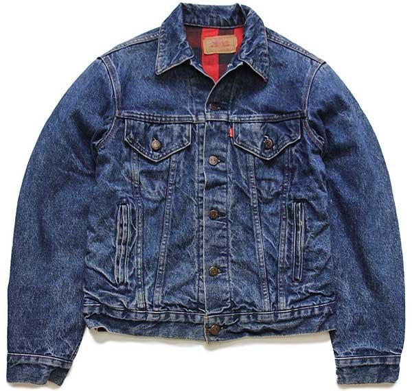 80s USA製 Levi'sリーバイス 70411 バッファローチェック ネルライナー