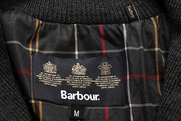 バブアー Barbour ウールニットハーフジップセーター メンズM /eaa363889