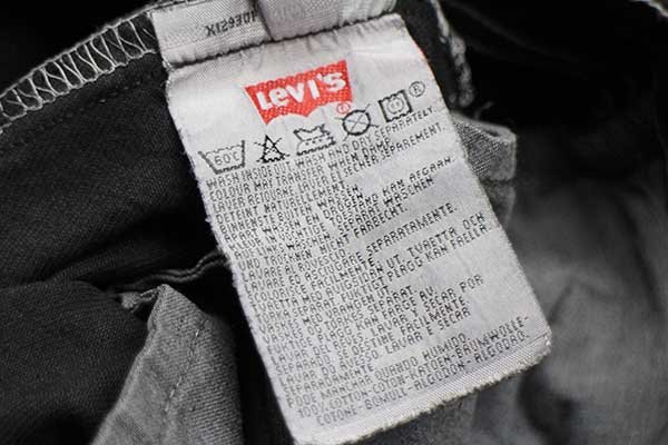 00s ポーランド製 Levi'sリーバイス 501 ブラック デニムパンツ 後染め ...