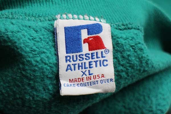 90s USA製 RUSSELLラッセル WOODBRIDGE VIKINGS スウェット