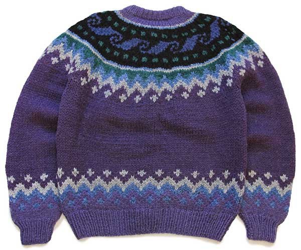 70'sビンテージ！WEBB HAND KNIT ハンドニット カーディガン