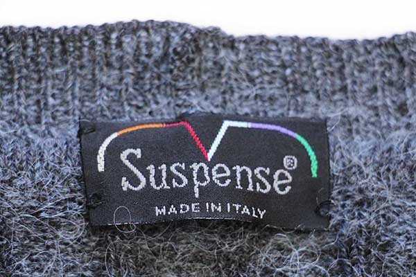80s イタリア製 Suspense ウール×アルパカ混 ニット