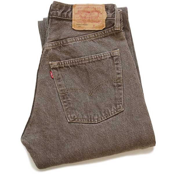 LEVI'S リーバイス デニムパンツ 33(L位) 茶(デニム)