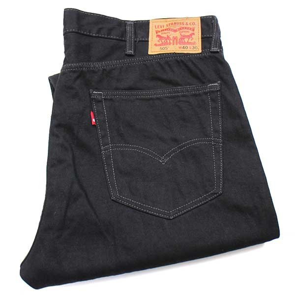 Levi'sリーバイス 505 ブラック デニムパンツ w40 L30☆SDP1705