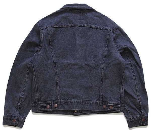 80s USA製 Levi'sリーバイス 70506 先染め ブラック デニムジャケット