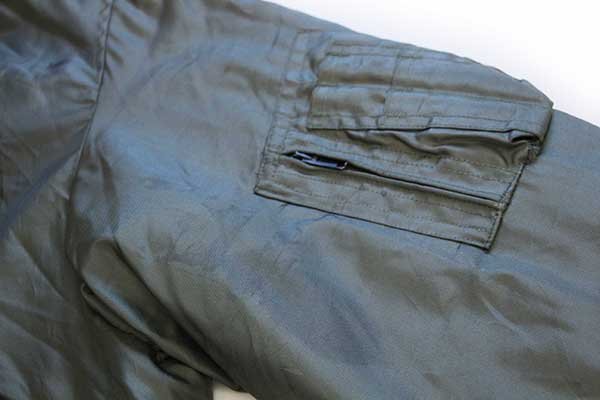 90s 米軍 USAF CWU-45/P ネームパッチ付き キルティングライナー