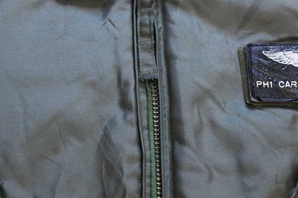 90s 米軍 USAF CWU-45/P ネームパッチ付き キルティングライナー