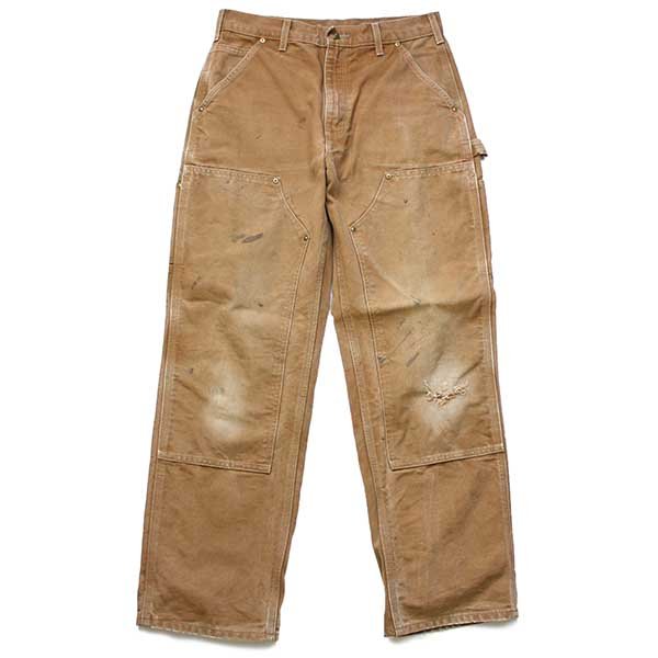 Carhartt double knee pants BOROウエスト45cm - ワークパンツ/カーゴ