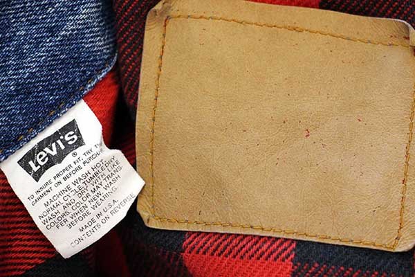 90s USA製 Levi'sリーバイス 70417 バッファローチェック ネル